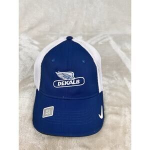 Nike Golf Mesh Back Cap II Hat (889302-424) Fitted Unisex Sz M/L Blue Dekalb